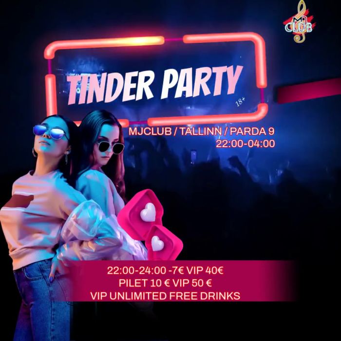 TINDER PARTY 16.11.2024